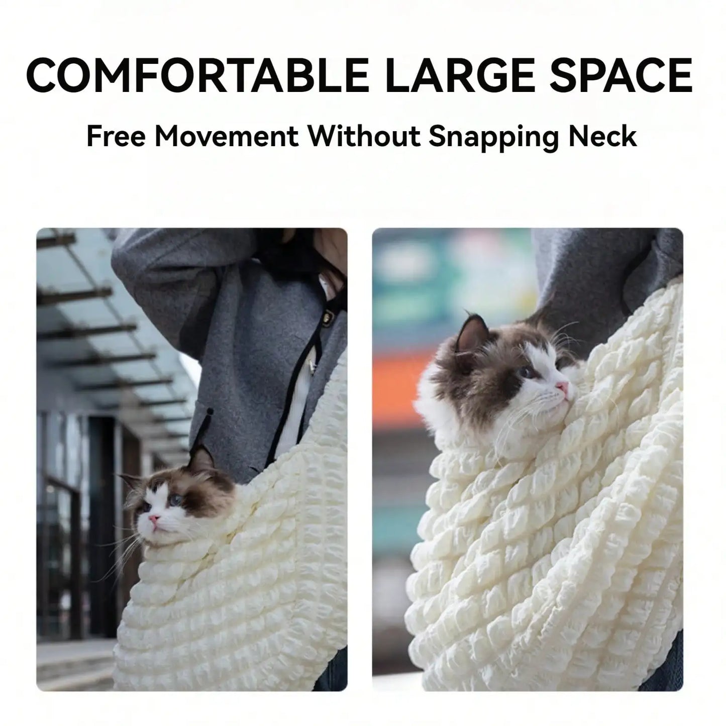 Pet Outing Portable Dog Backpack Breathable Body Fixing Bag for Small Dogs Daily Walking Travel Outdoor