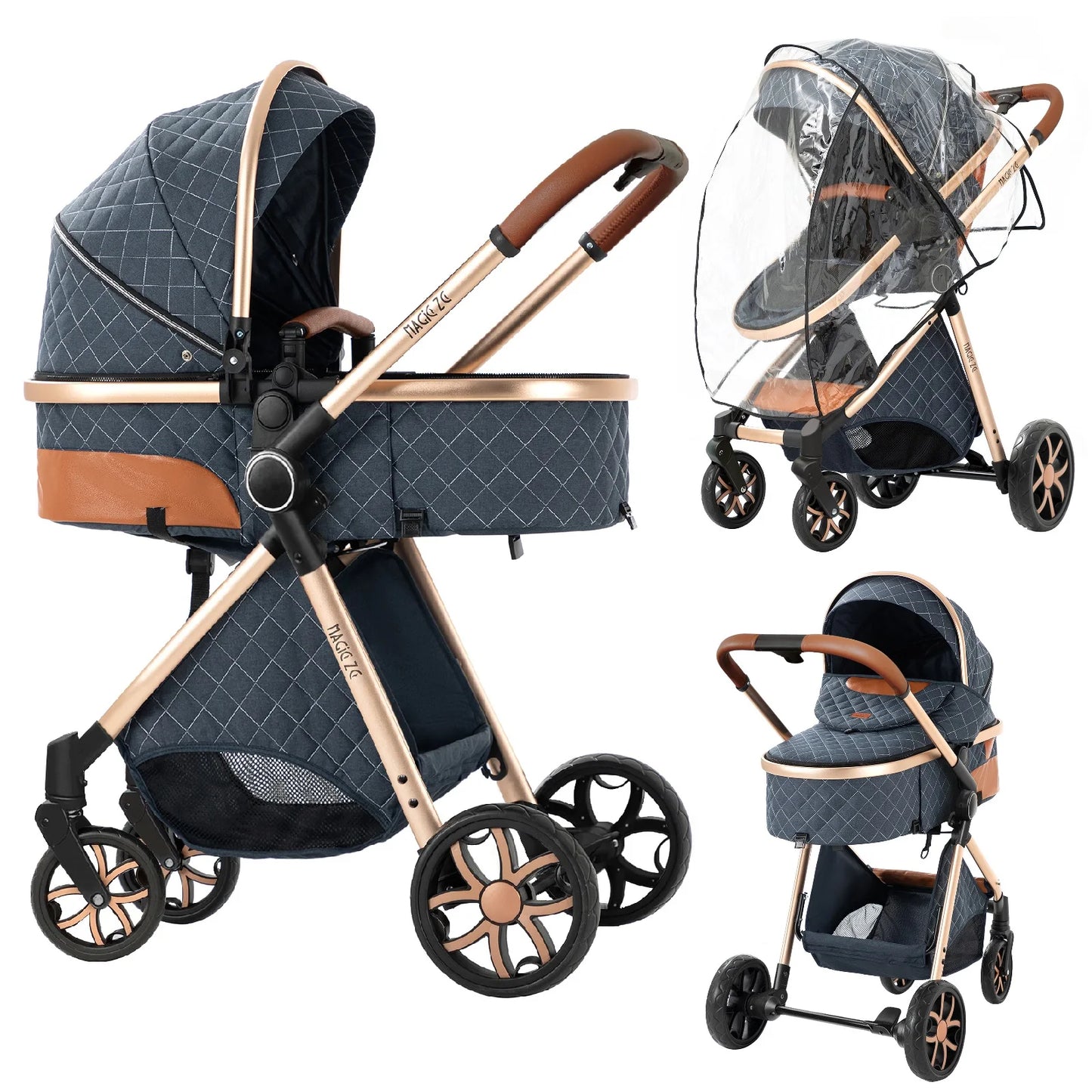 Baby Travel System Stroller Newborn Lightweight Pushchair