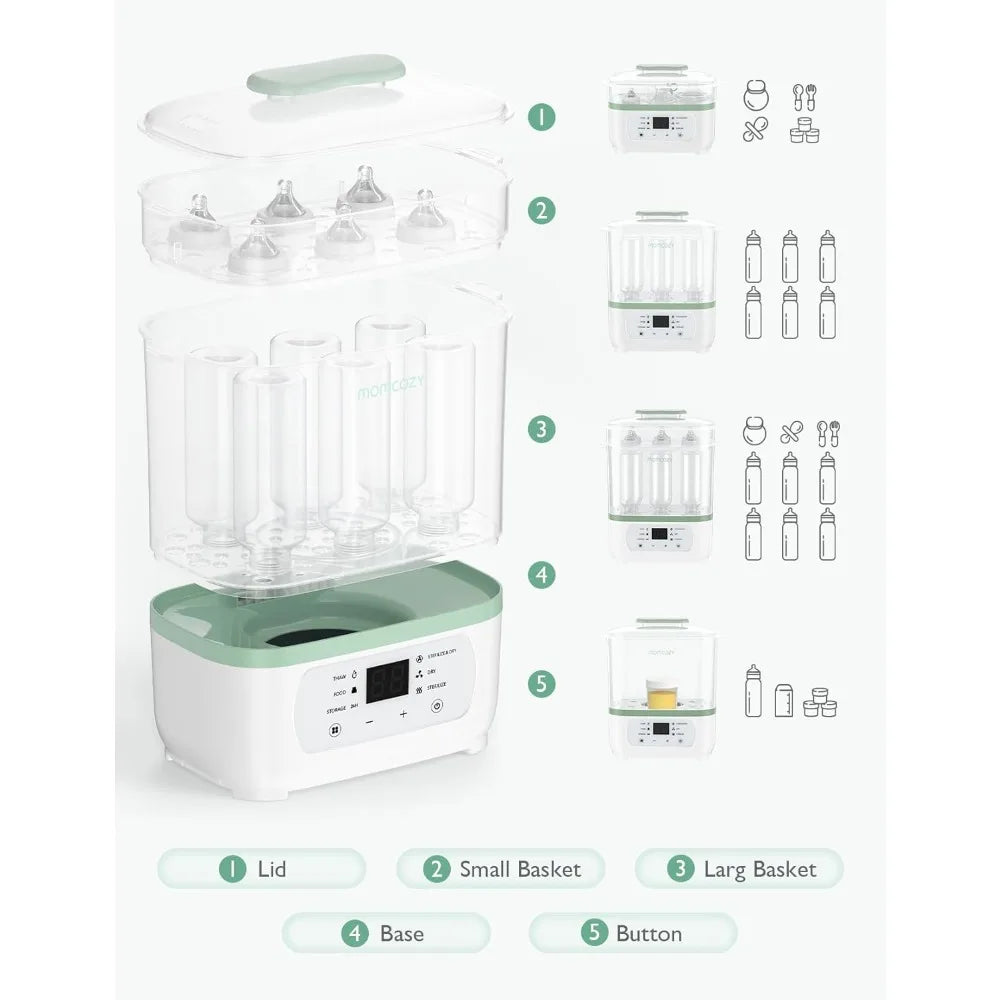8 In 1 Bottle Sterilizer And Dryer For Baby Bottles