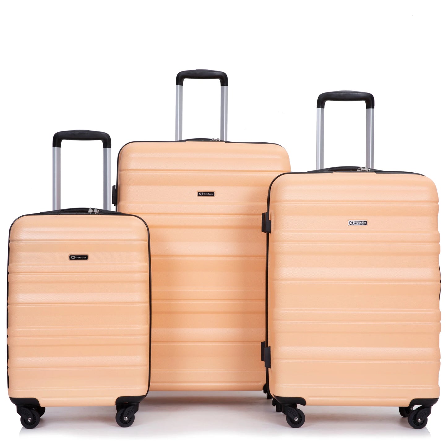 Travelhouse 3 Piece Luggage Set Hardside Expandable Spinner