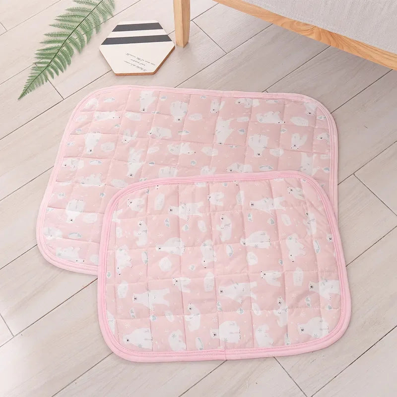 CN Summer Pet Cooling Mat Breathable Washable Dog Bed Cushion