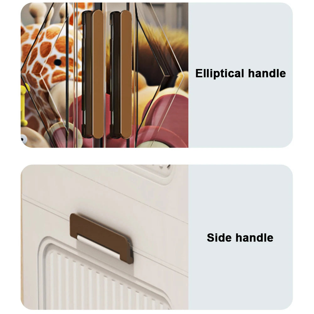 4 Tier Stackable Foldable Storage Bins With Lids And Wheels