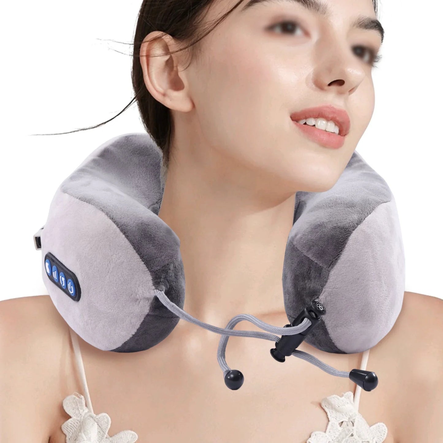 Infrared Heating Neck Massager Pillow With 3 Gears U Shape
