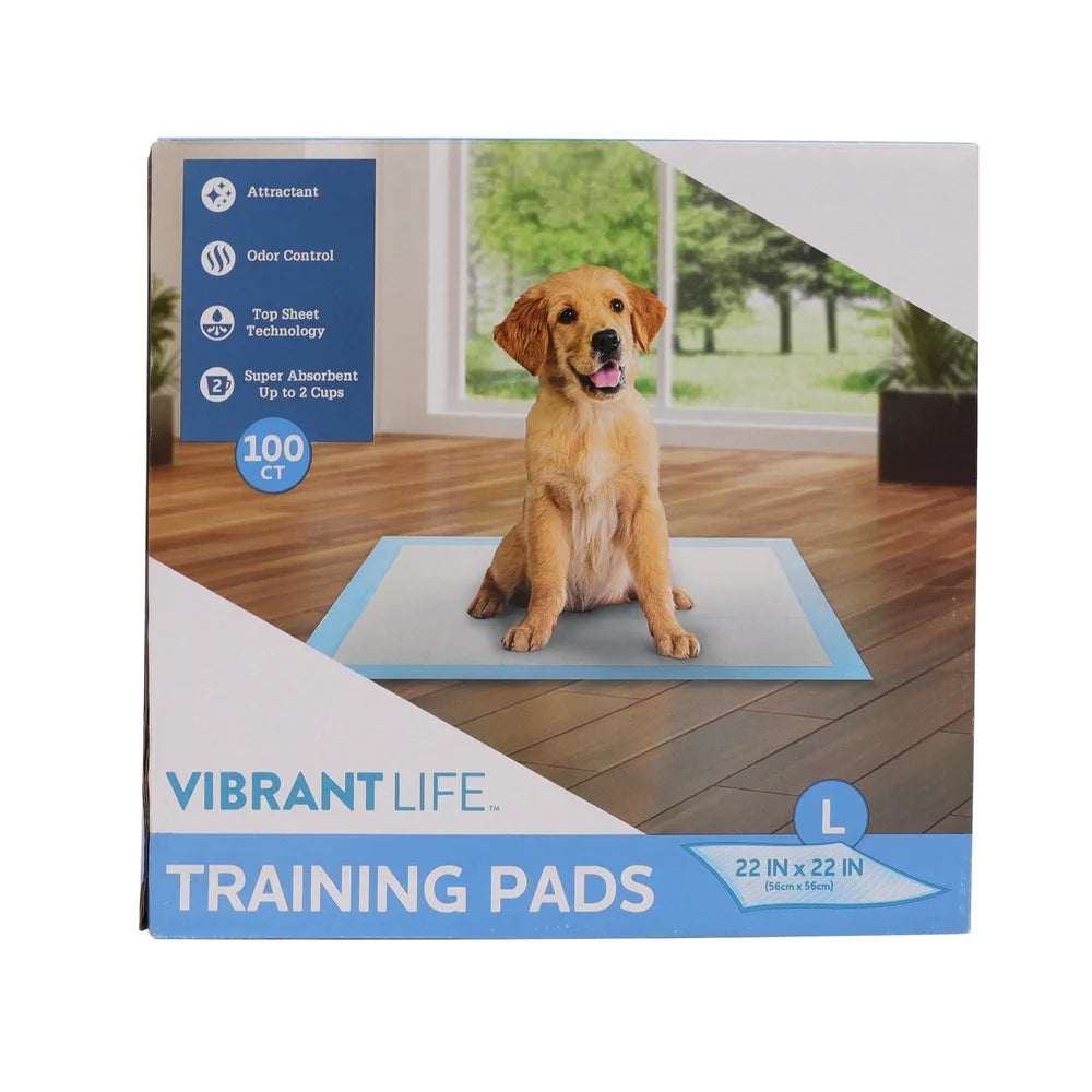 Large 22x22 Disposable Training Pads 100 Count Odor Control