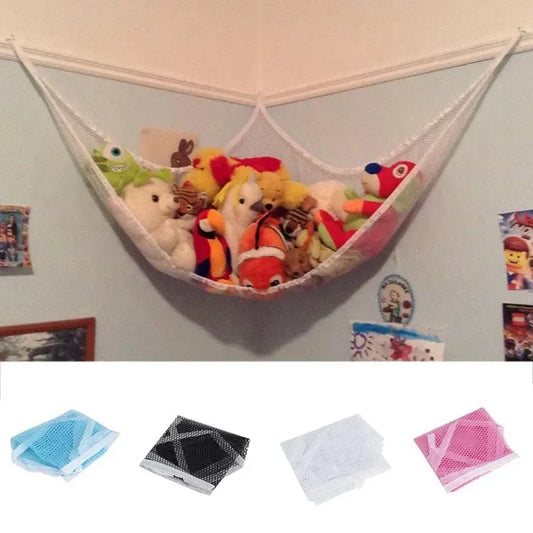 Durable Plush Toy Hanging Net For Corner Storage