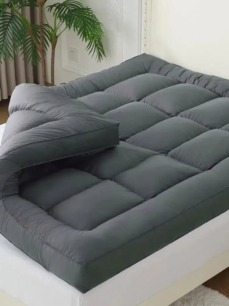 WQSPRINGCN Extra Thick Mattress Topper Pad For Back Pain Relief Cooling Mattress Protector Down Alternative Filling