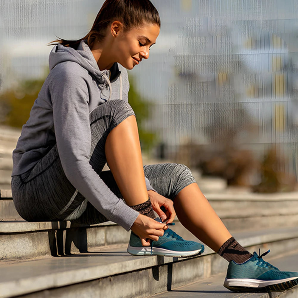 Copper Ankle Brace Compression Sleeve for Sprained Ankle