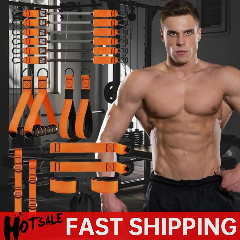 Department Name Pilates Bar Kit With Resistance Bands