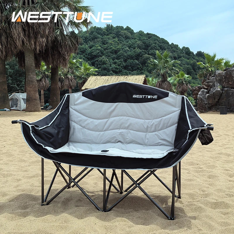 WestTune Heavy Duty Outdoor Couch Double Camping Chair