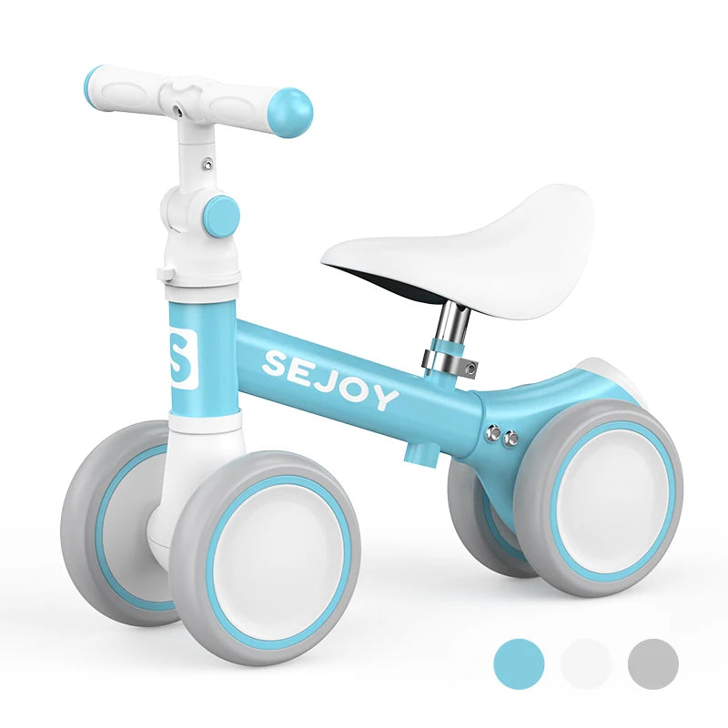 Sejoy Baby Balance Bike For Toddlers Four Wheels