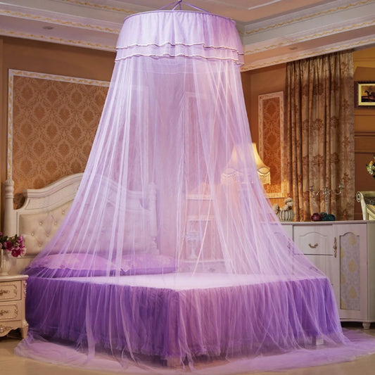 Small Dome Mosquito Net for King Size Bed Hanging Insect Protection Circular Design Home Use