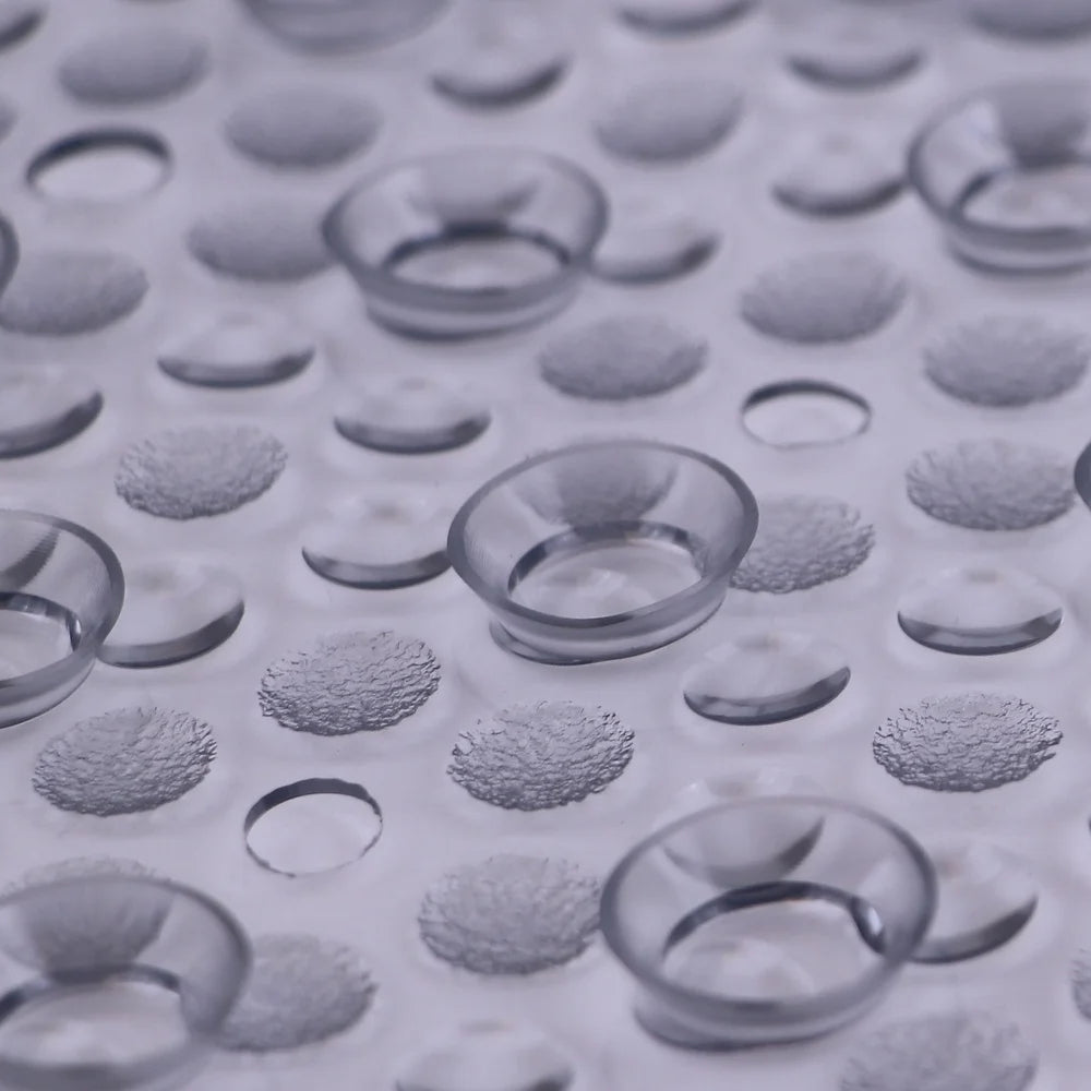 Durable Oval Bubble Bath Mat with Suction Cups Non Slip Design Easy Clean Machine Washable Bath Tub Mat