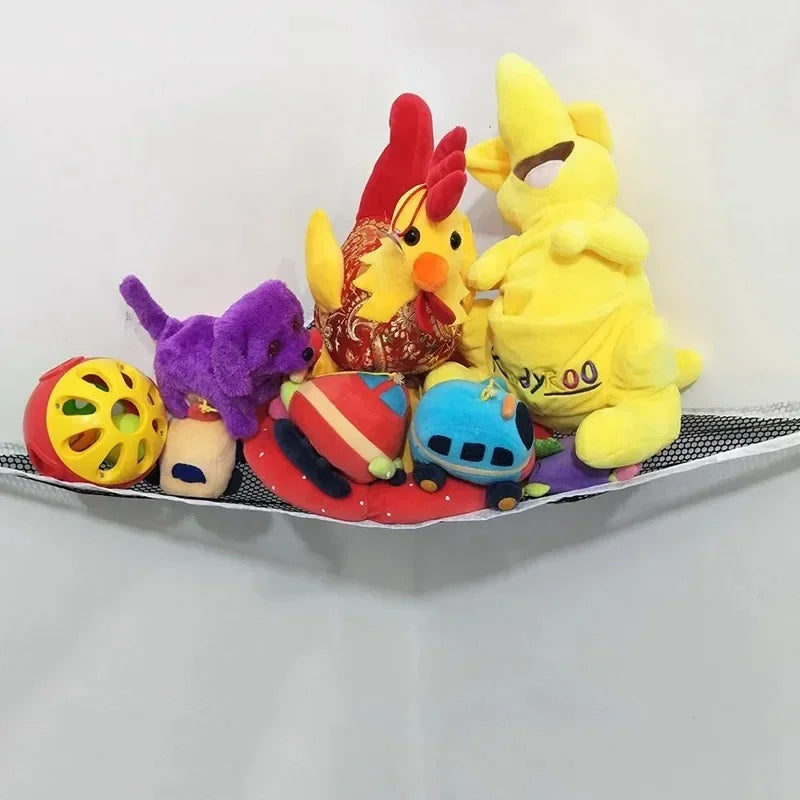 Durable Plush Toy Hanging Net For Corner Storage