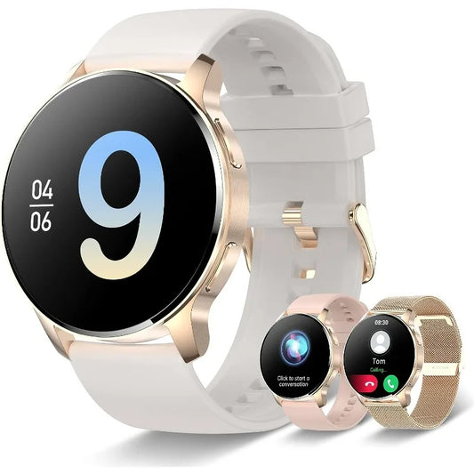 Smart Watch For Women With Call Function Fitness Tracker For Android And iOS Waterproof Smartwatch With 1.32 Inch HD Display