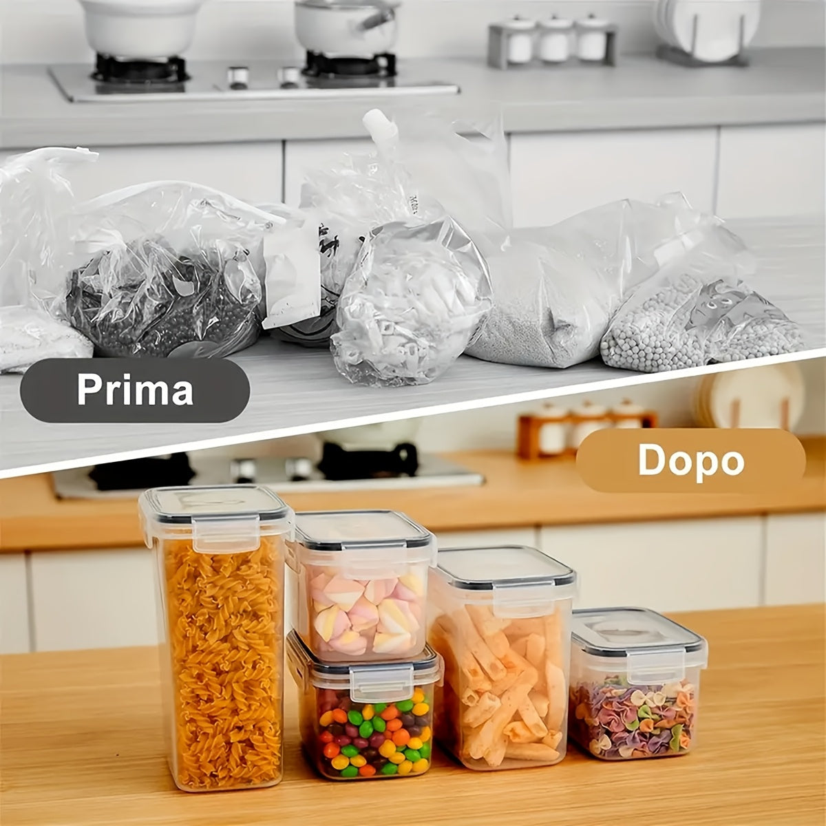 CFQNI BPA Free Airtight Food Storage Containers With Lids